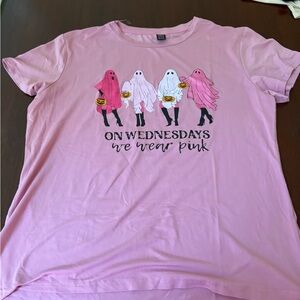 Halloween Graphic T-Shirt with Ghosts